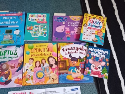 książki z kiermaszu