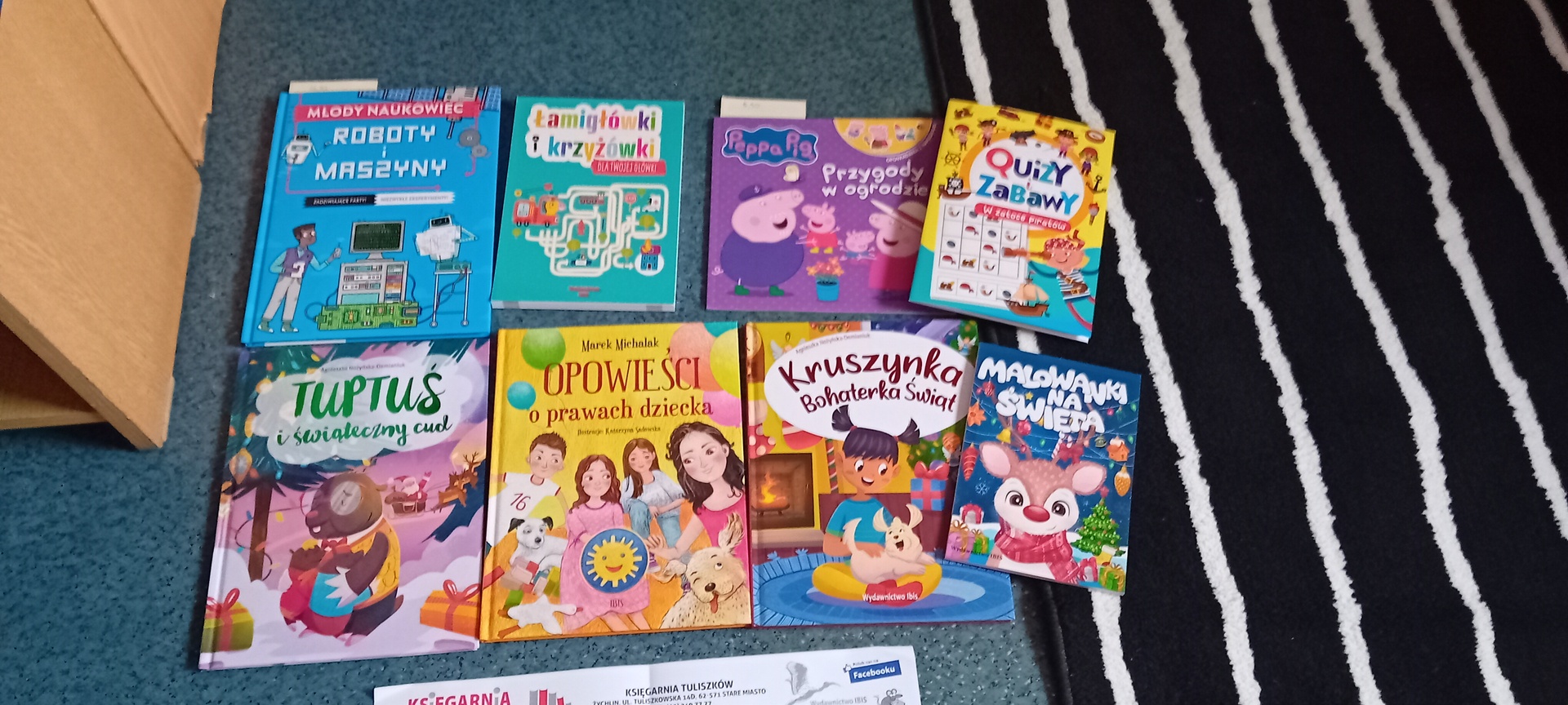 książki z kiermaszu