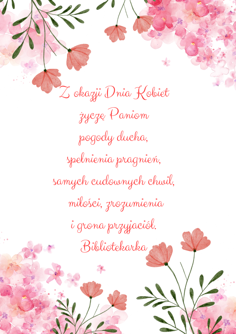życzenia z okazji Dnia Kobiet