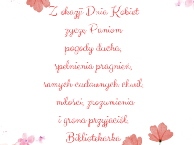 życzenia z okazji Dnia Kobiet
