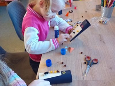 wykonanie papierowych pingwinów