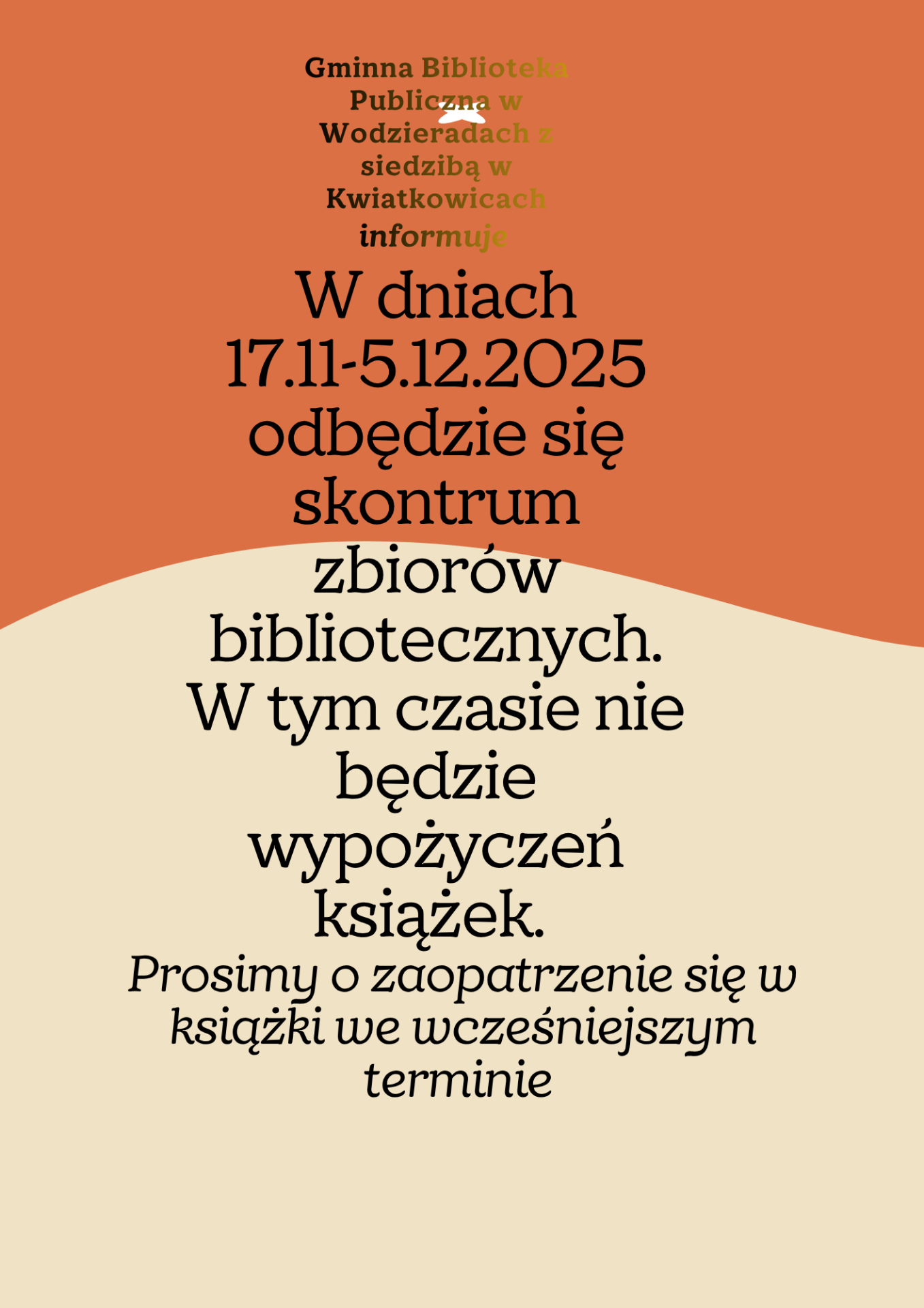 ulotka z informacją 