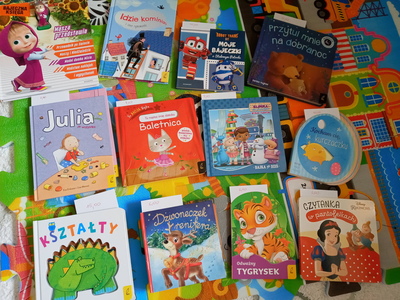 książki z kiermaszu