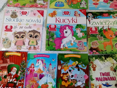 malowanki i wyklejanki