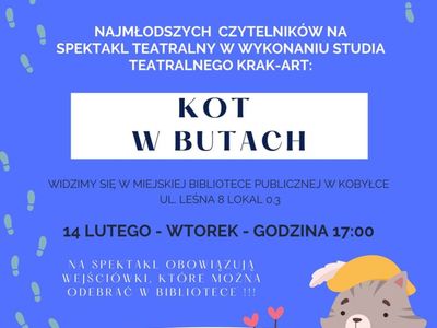 plakat informujący o spektaklu