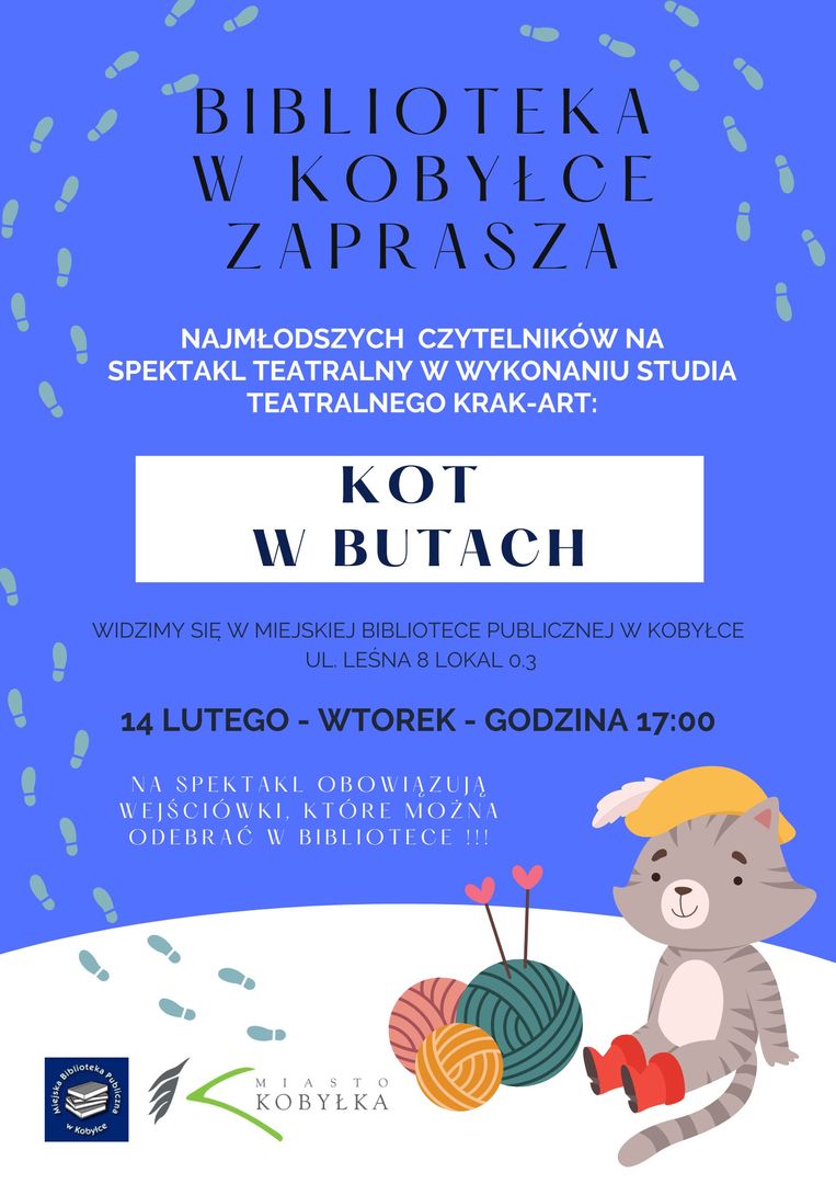 plakat informujący o spektaklu
