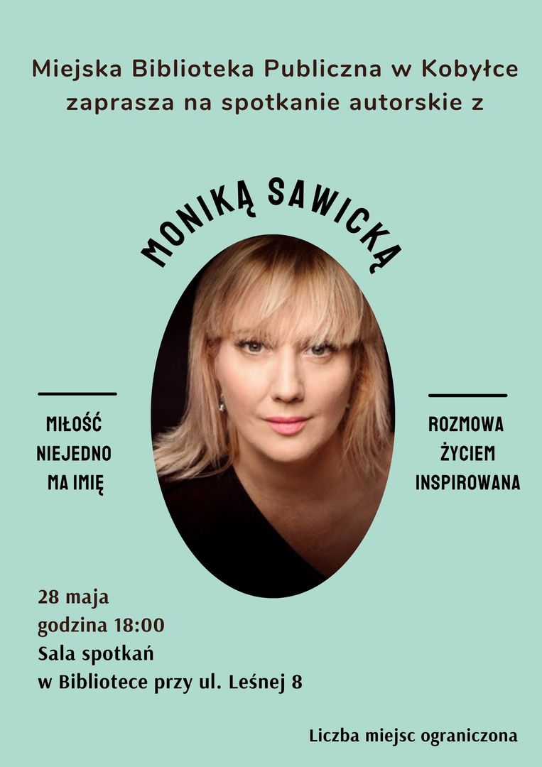 plakat z Moniką Sawicką