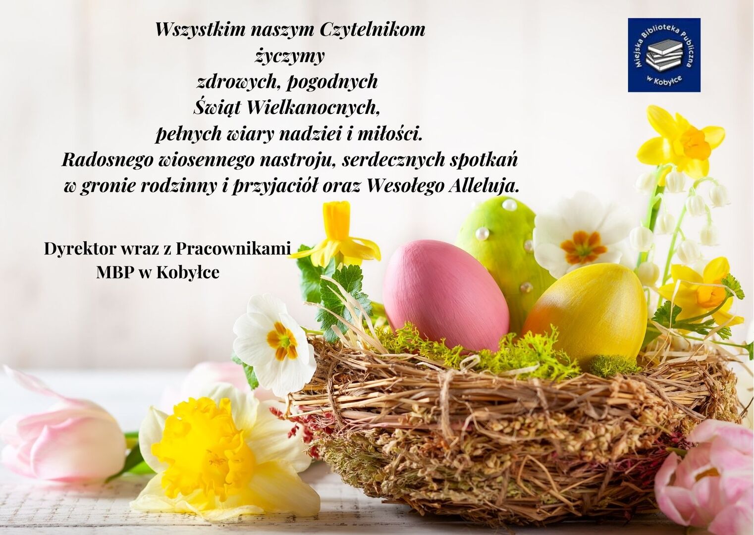 grafika z życzeniami wielkanocnymi 
