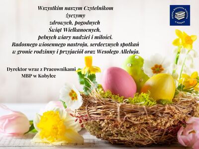 grafika z życzeniami wielkanocnymi