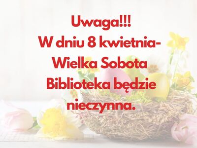 informacja o 8 kwietnia