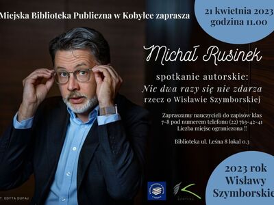 plakat informujący o spotkaniu