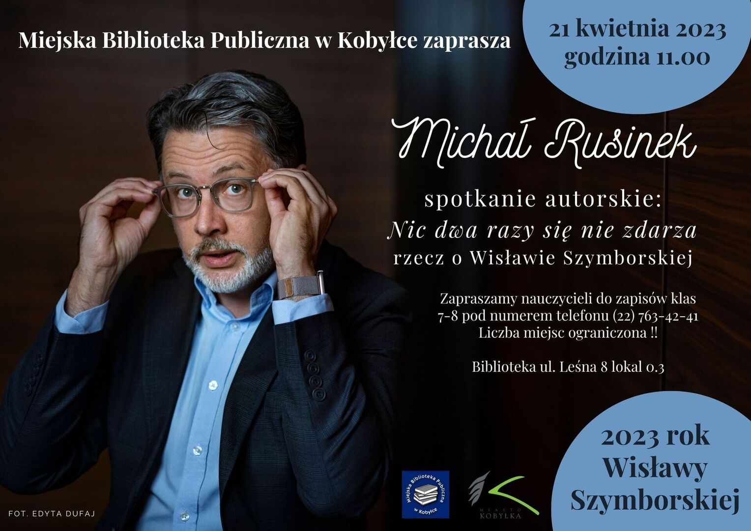 plakat informujący o spotkaniu