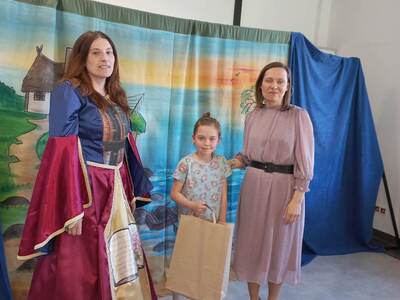 Laureatka Najlepszych z Najlepszych odbierająca nagrodę