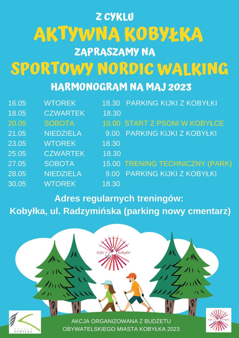 Plakat informujący