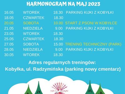 Plakat informujący