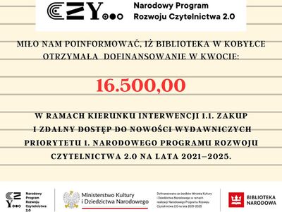 grafika informująca o dotacji