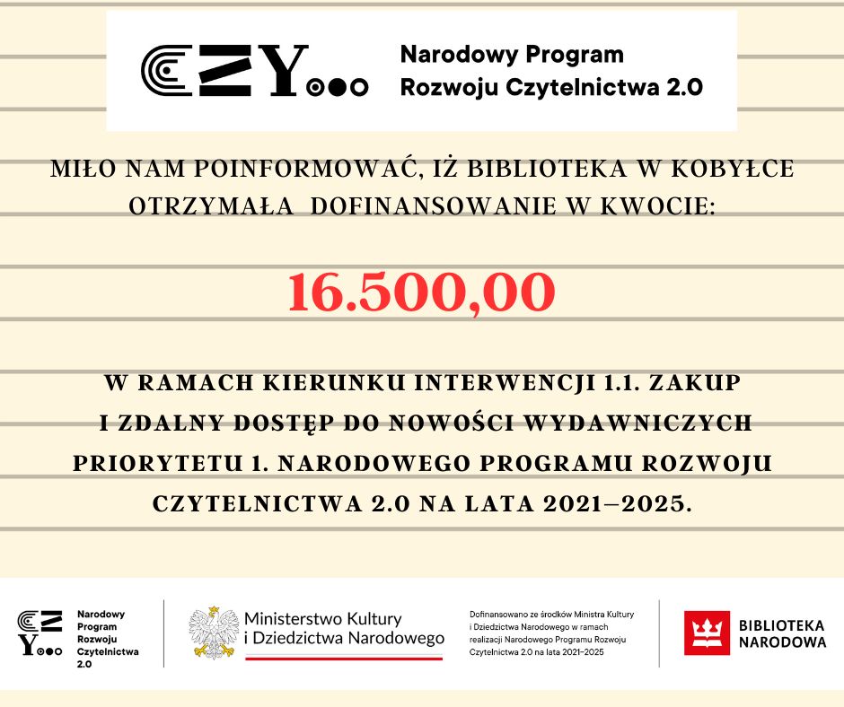grafika informująca o dotacji