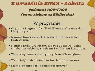 plakat programu wydarzenia