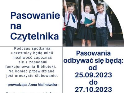 pasowanie na czytelnika