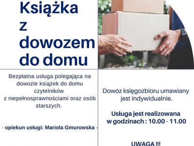 książka z dowozem