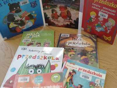 Książki dla dzieci dotyczące pójścia do przedszkola.
