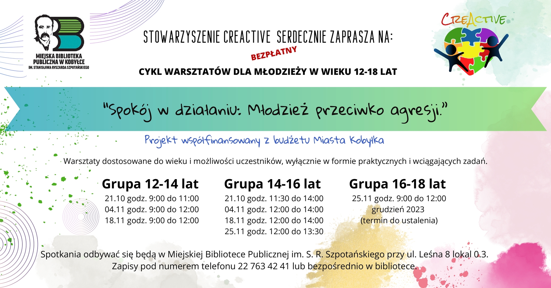 plakat cyklu warsztatów