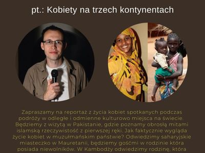 Plakat informujący o spotkaniu