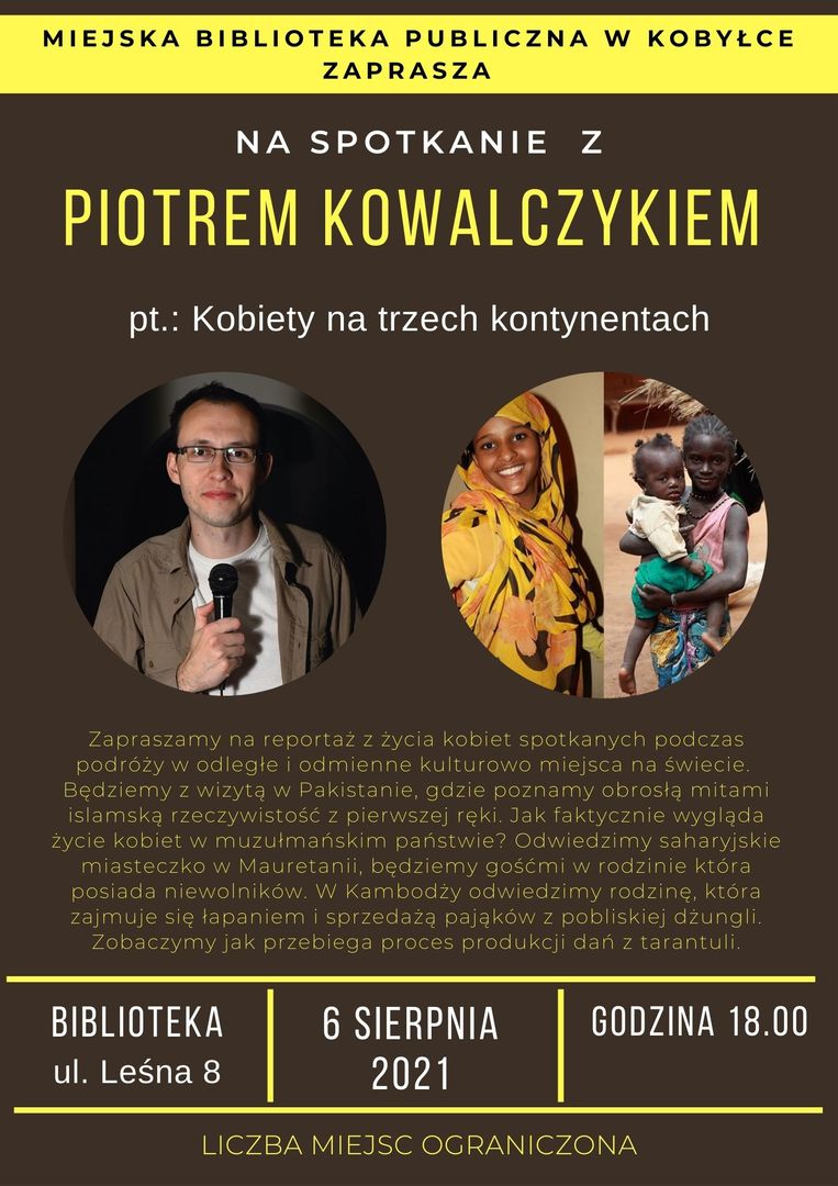 Plakat informujący o spotkaniu
