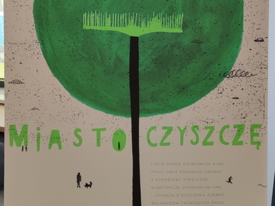 2.	Miasto czyszczę
Liście drzew zatrzymują kurz (pyły) oraz pomagają usuwać z atmosfery toksyczne substancje. 