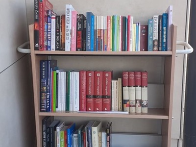 regał z książkami do wzięcia do domu
