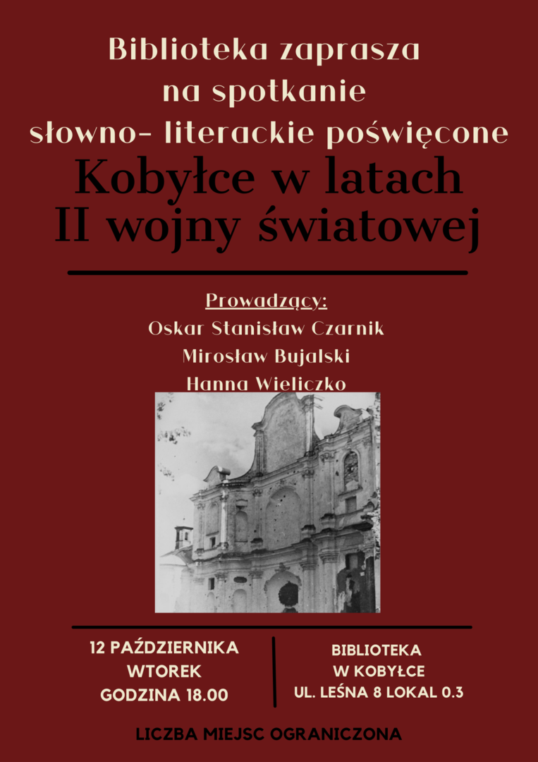 plakat informujący o spotkaniu 