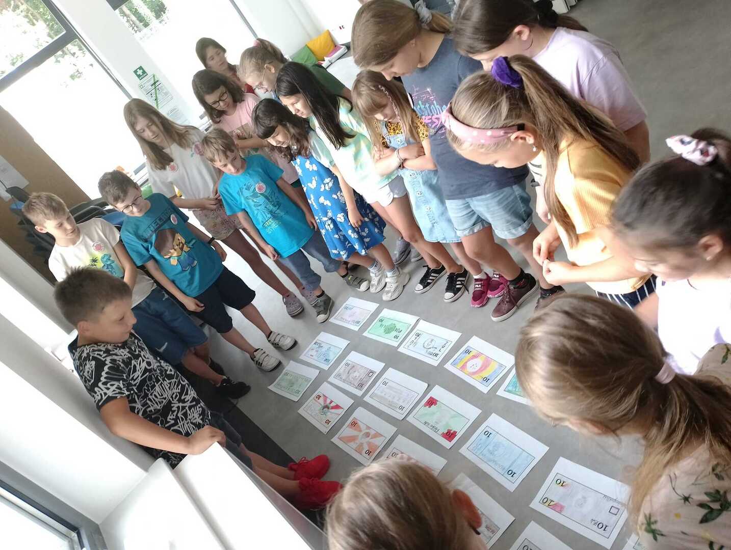 Zdjęcie uczestników półkolonii.