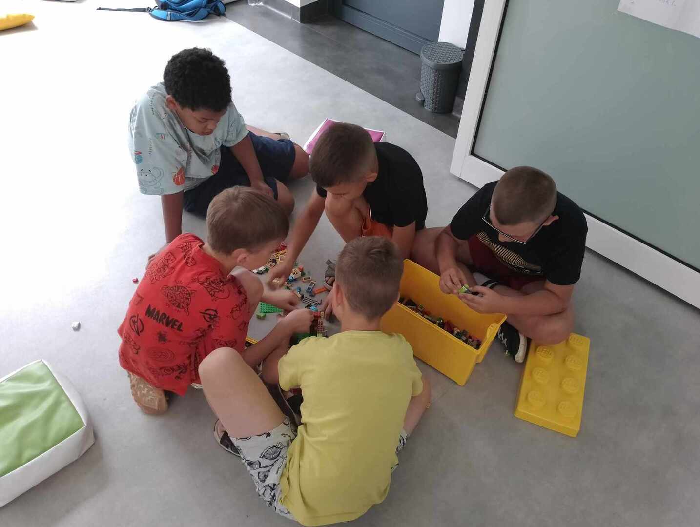 Uczestnicy półkolonii.