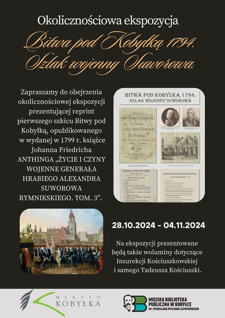 plakat informujący o ekspozycji