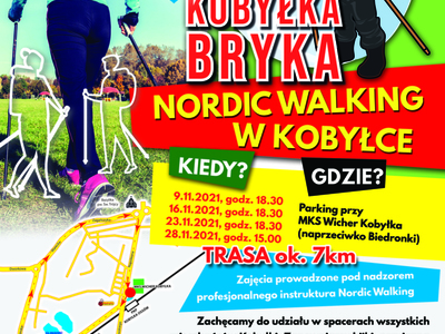 plakat informujący o Kobyłka bryka