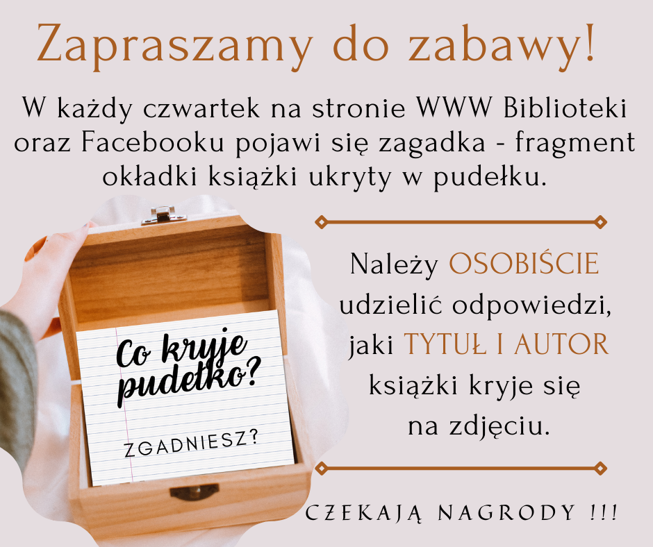 plakat informujący o konkursie internetowym