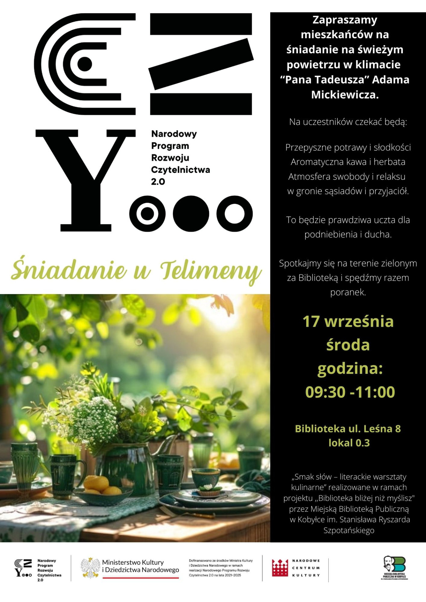 plakat informujący o wydarzeniu