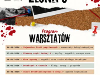 plakat informujący o warsztatach