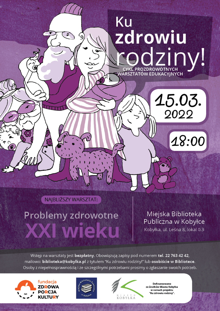plakat z informacją o zapisach na warsztaty