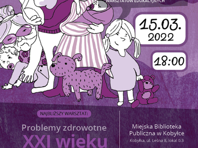 plakat z informacją o zapisach na warsztaty