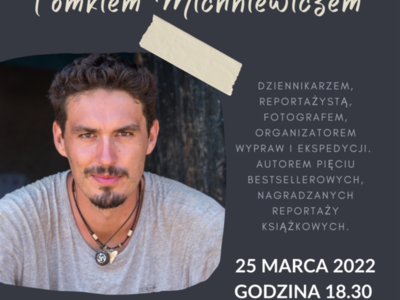 plakat informujący o spotkaniu