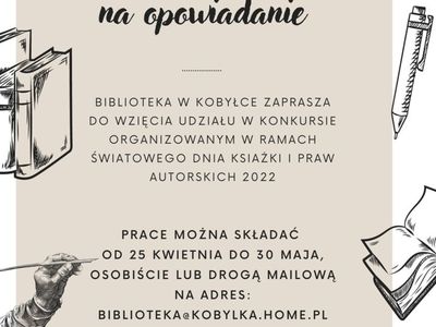 plakat informujący o konkursie