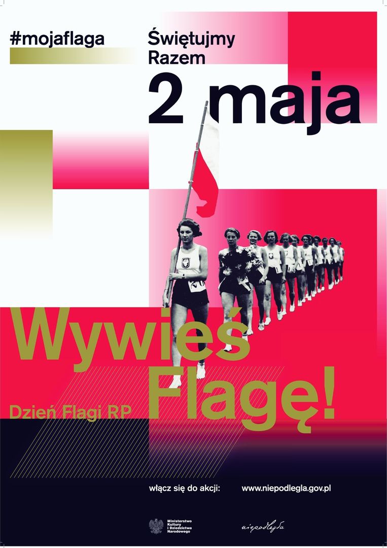 plakat Wywieś Flagę