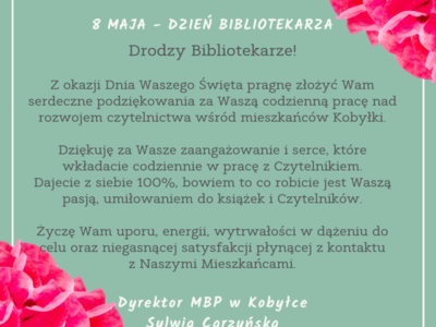 życzenia dla Bibliotekarzy