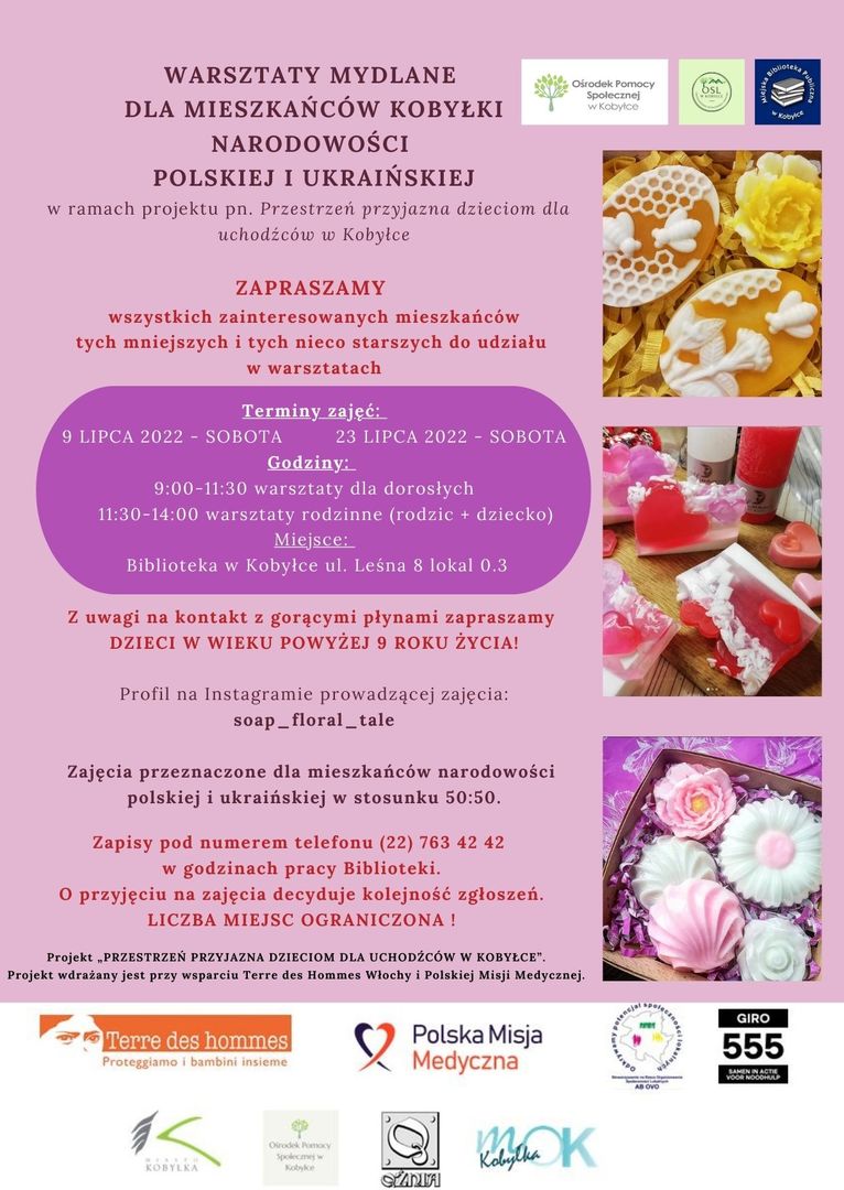 plakat informujący w języku polskim