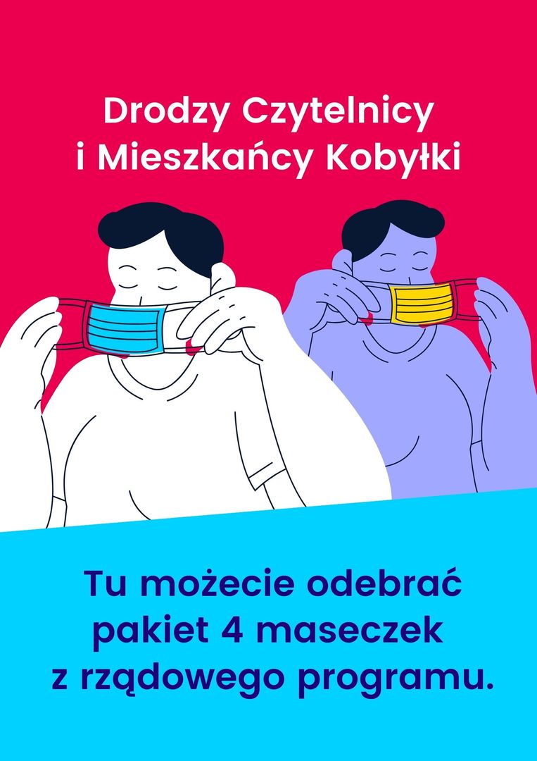 Plakat_informujący_o_rozdawaniu_maseczek_dla_mieszkańców