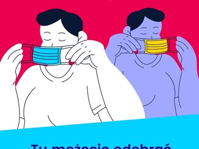 Plakat_informujący_o_rozdawaniu_maseczek_dla_mieszkańców