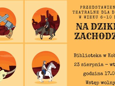 plakat informujący o przedstawieniu