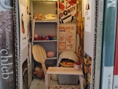 Book nook - mebelki, pieczywo, piekarnia
