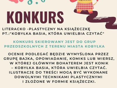 Plakat informujący o konkursie
